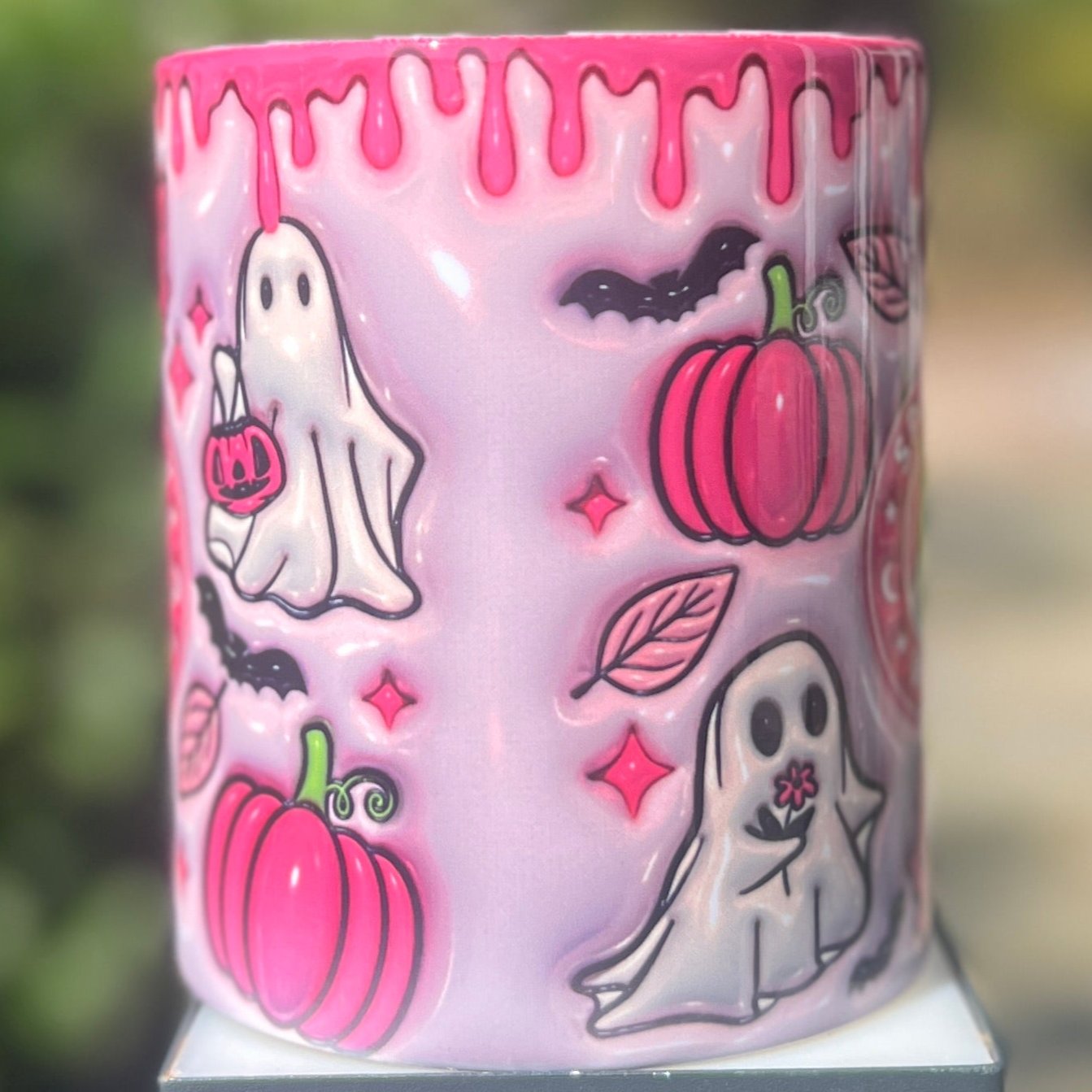 „ZarahSkull" Tasse „Spooky pink“