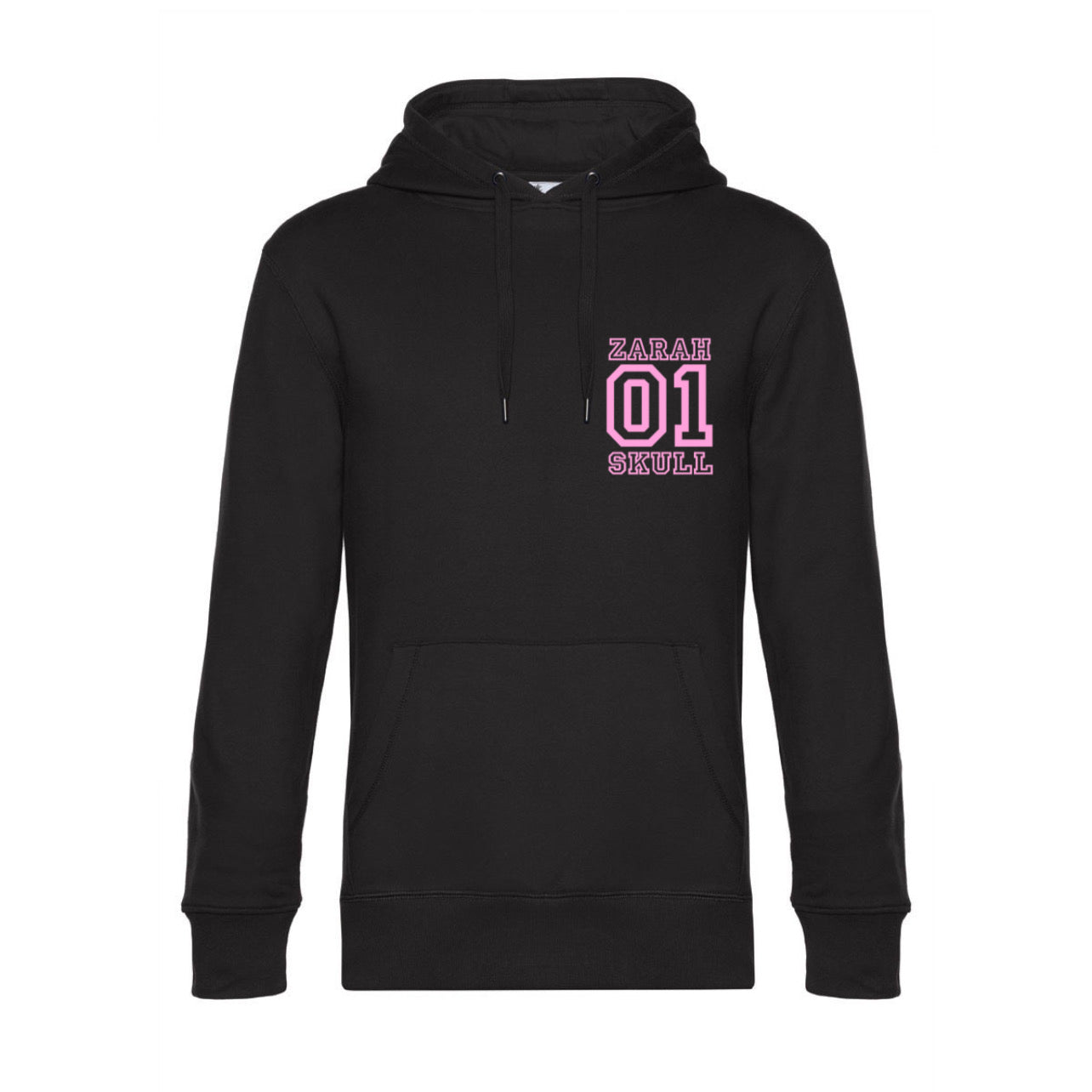"ZarahSkull" Hoodie "01" BLACK