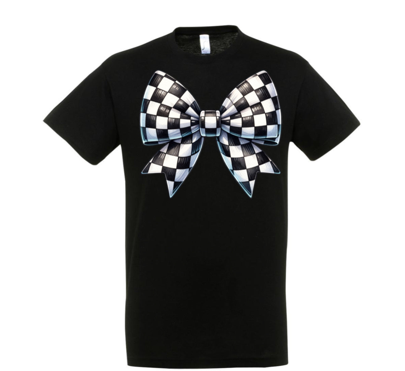 ZarahSkull Shirt BLACK "Bow kariert“