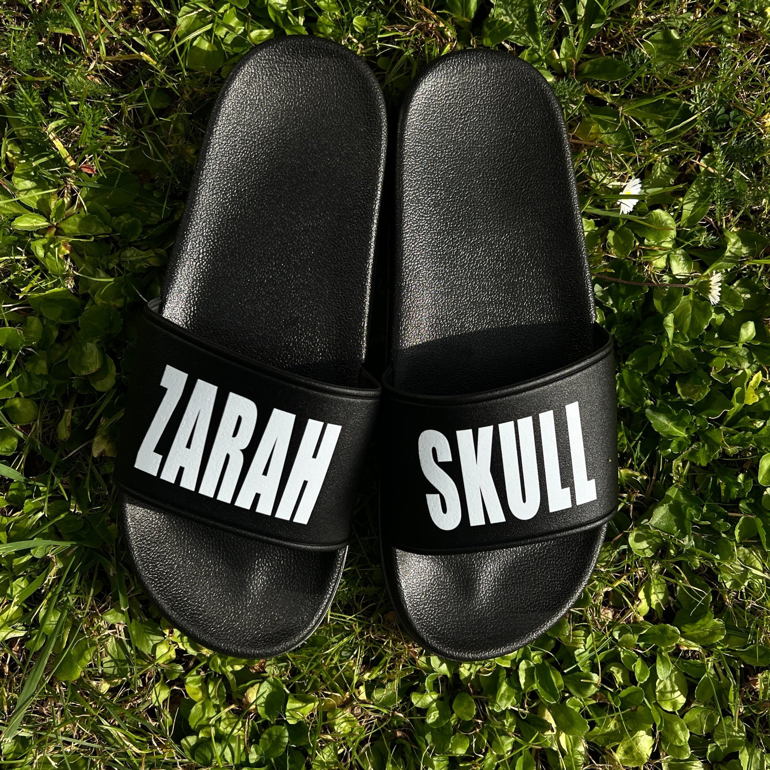 Zarah Skull Latschen BLACK