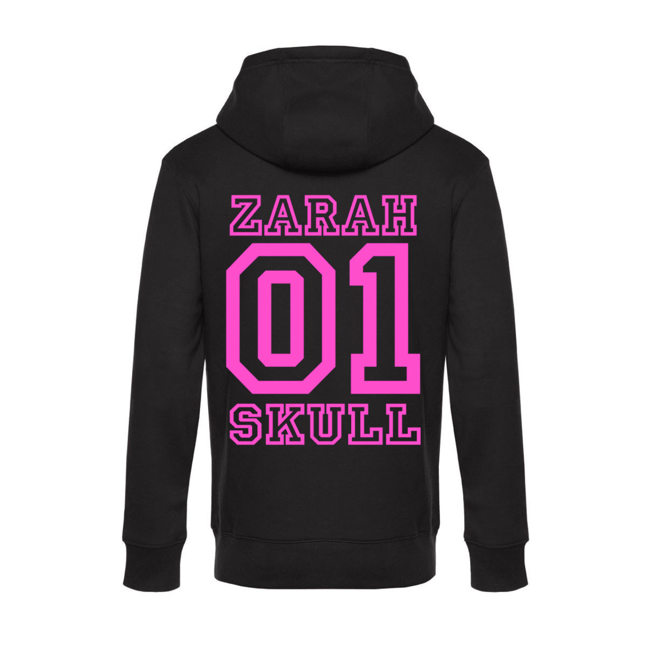 "ZarahSkull" Hoodie "01" BLACK