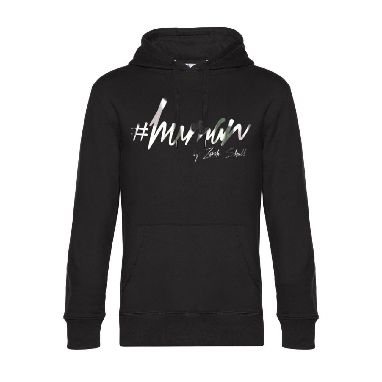 "ZarahSkull" Hoodie BLACK "human"