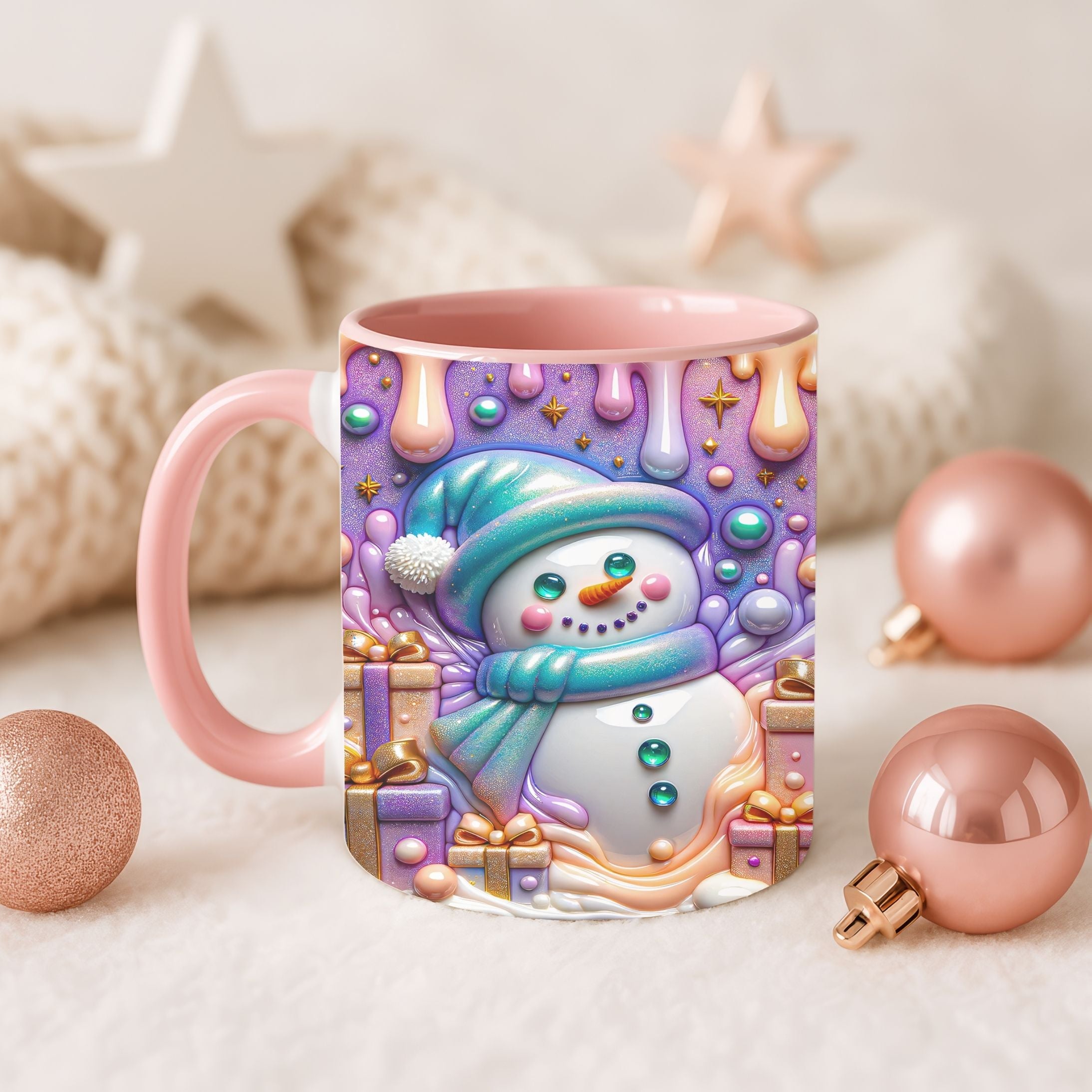 „ZarahSkull" Tasse rosa "Snowy"