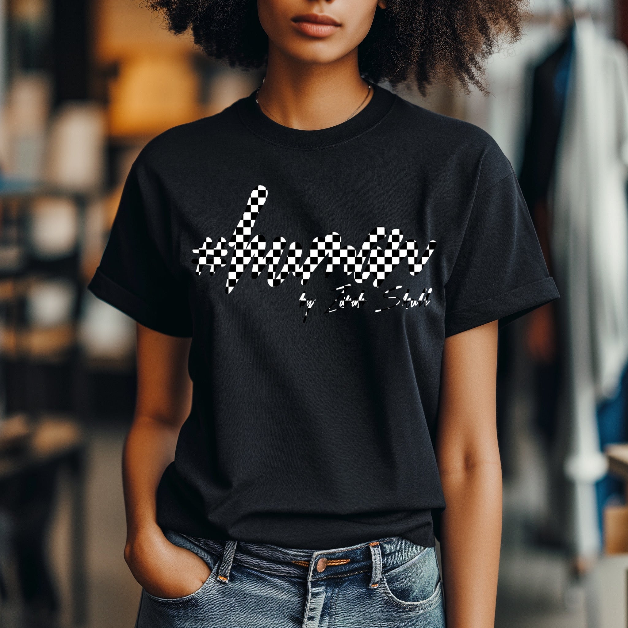"ZarahSkull" Shirt BLACK "human"