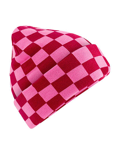 „ZarahSkull"- Checkerboard Beanie