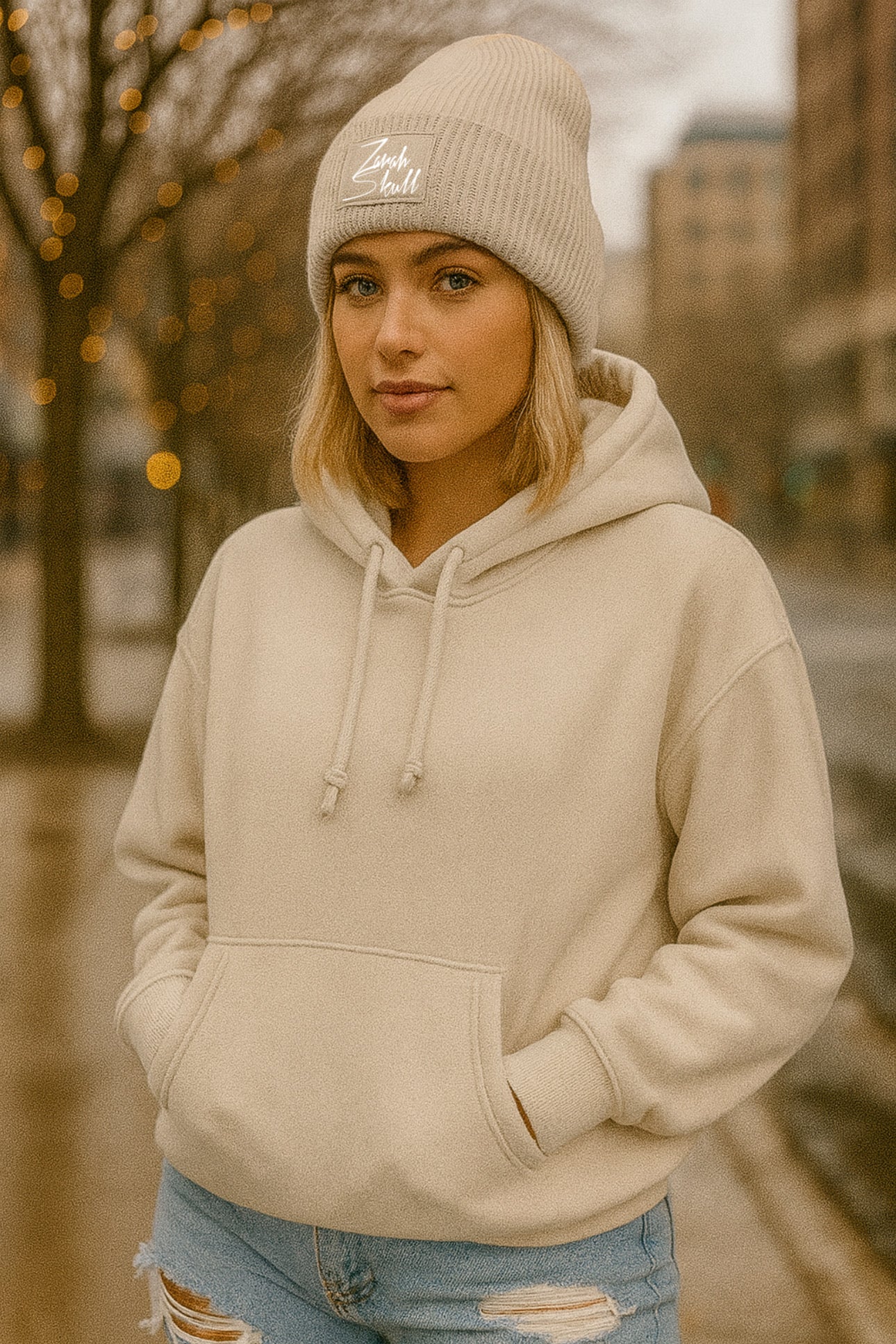 „ZarahSkull"- Cuffed Beanie