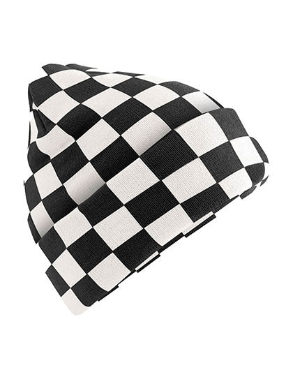 „ZarahSkull"- Checkerboard Beanie