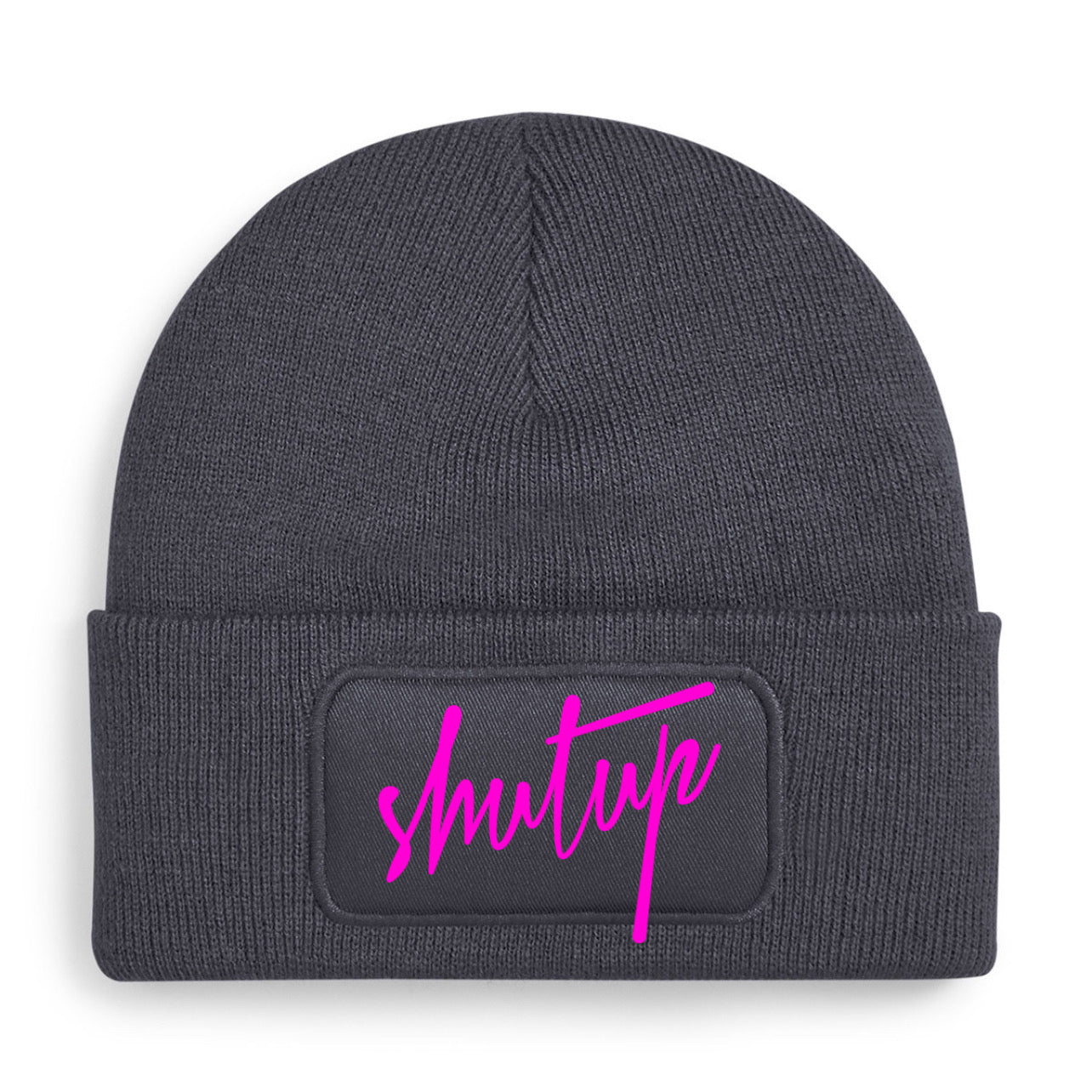 "ZarahSkull"- BEANIE Asphalt