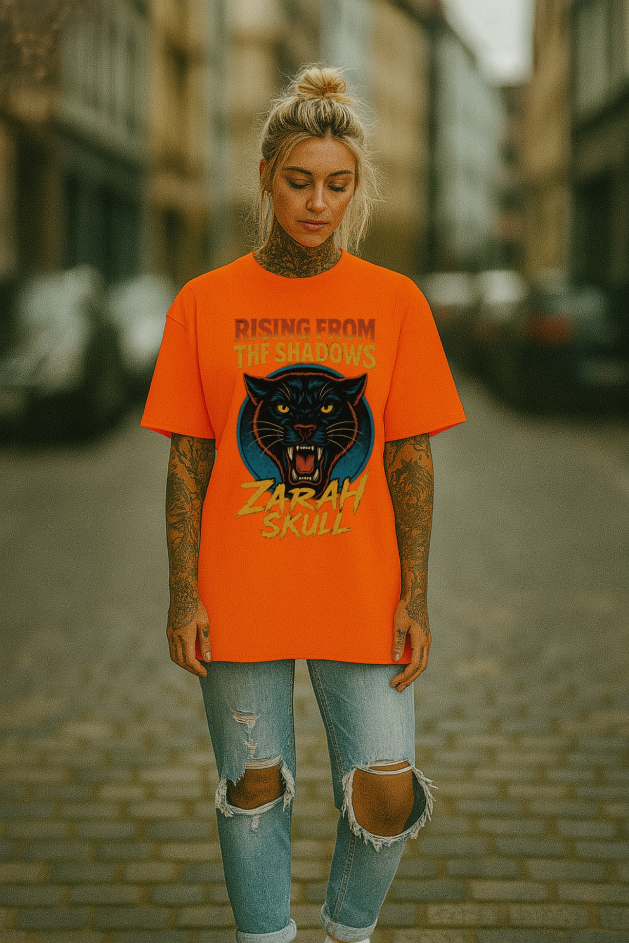 ZarahSkull Shirt „Rising from the shadows"