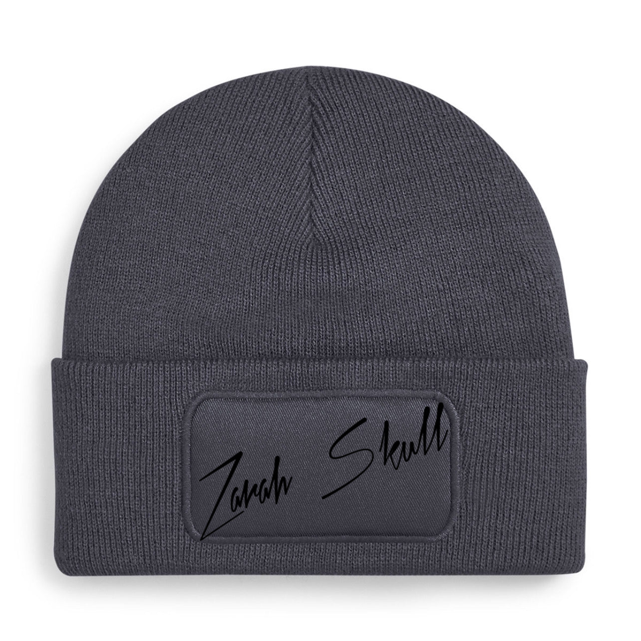 "ZarahSkull"- BEANIE Asphalt