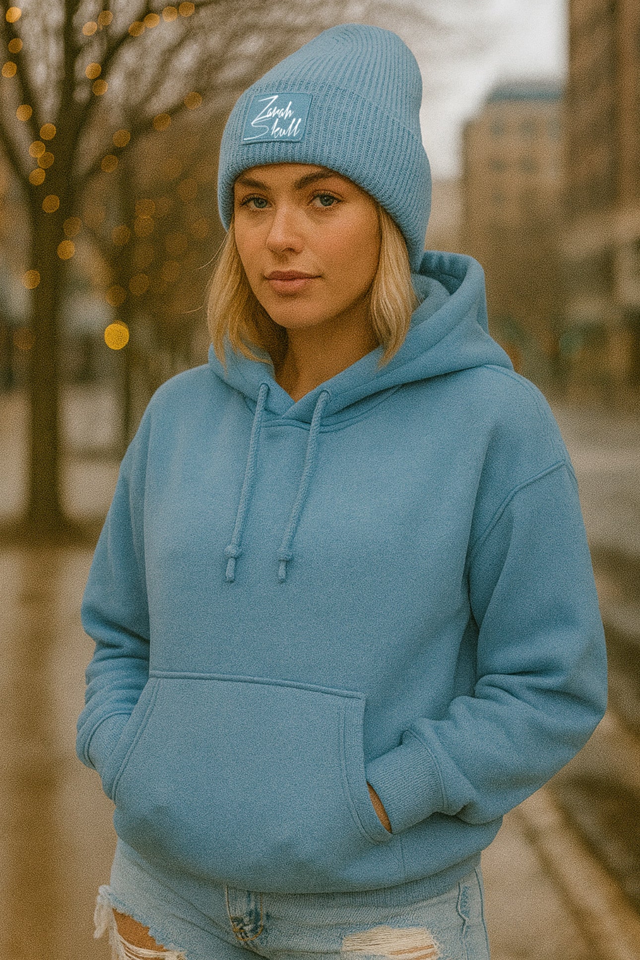 „ZarahSkull"- Cuffed Beanie