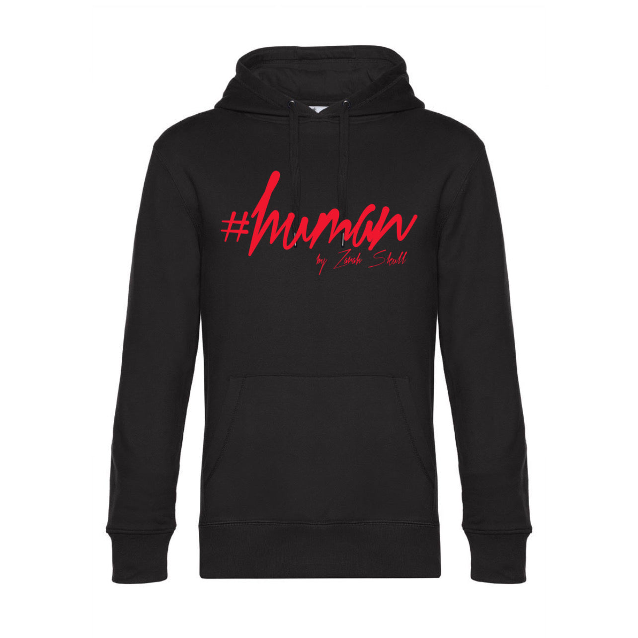 "ZarahSkull" Hoodie BLACK "human"