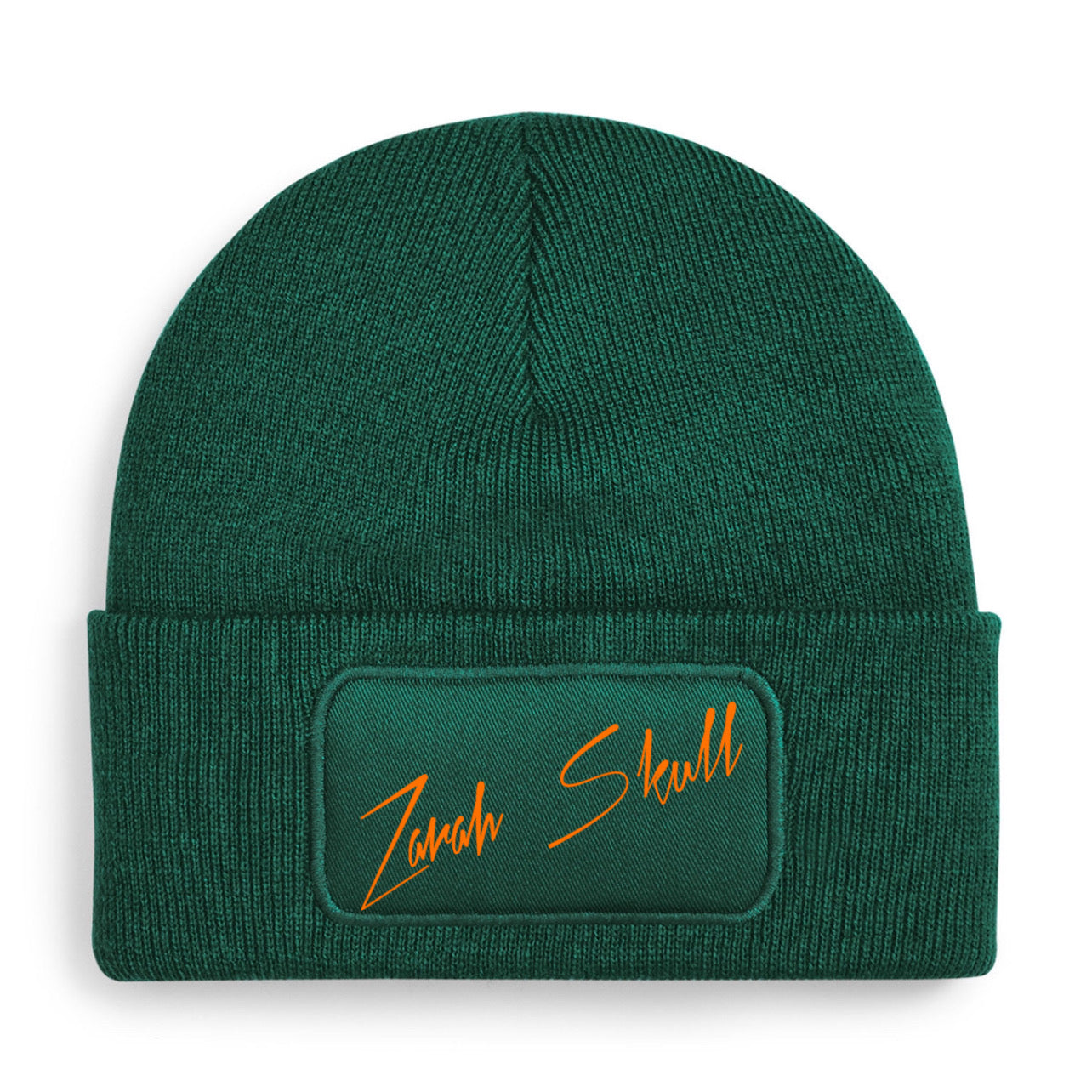 "ZarahSkull"- BEANIE bottle green