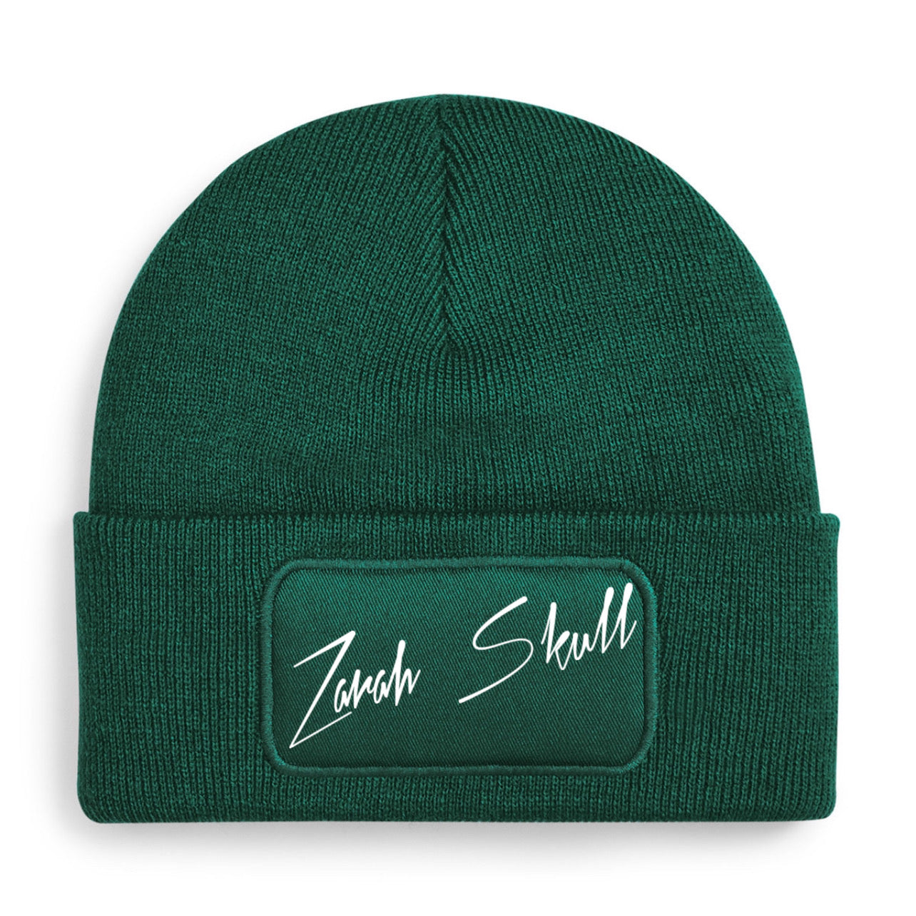"ZarahSkull"- BEANIE bottle green