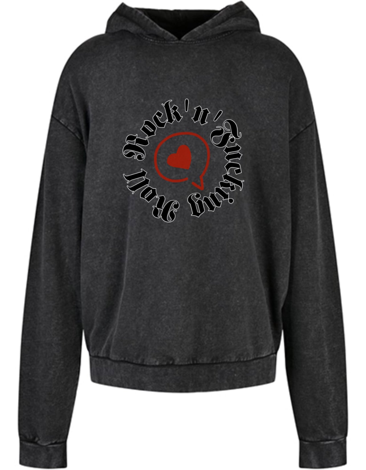 ZarahSkull" sweathoodie black "Rockn'Fucking'Roll"