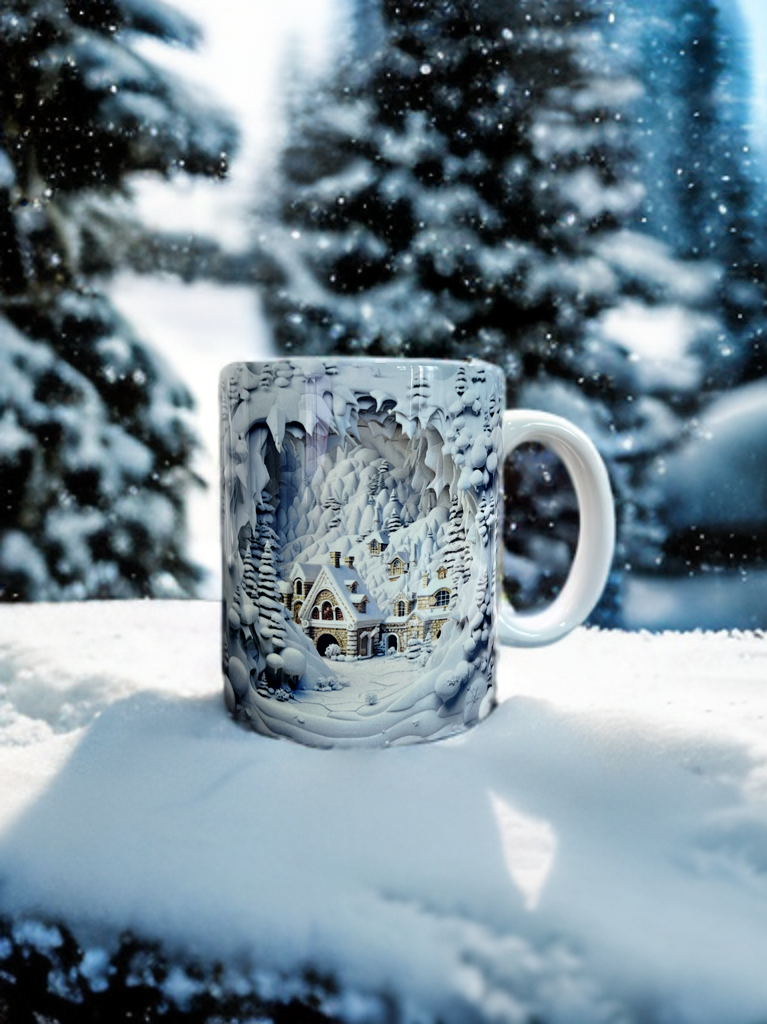 „ZarahSkull" Tasse „Winter Landscape"