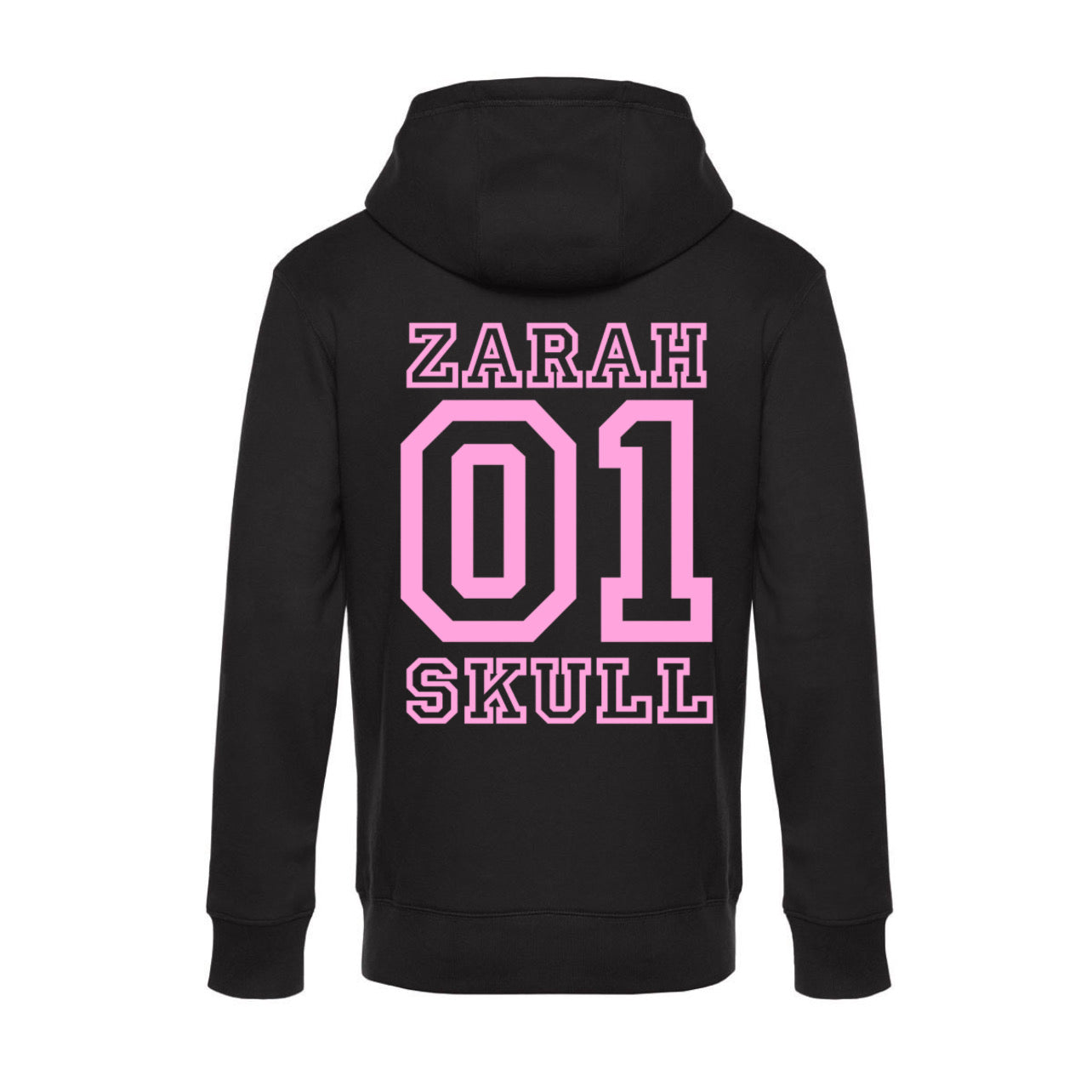 "ZarahSkull" Hoodie "01" BLACK