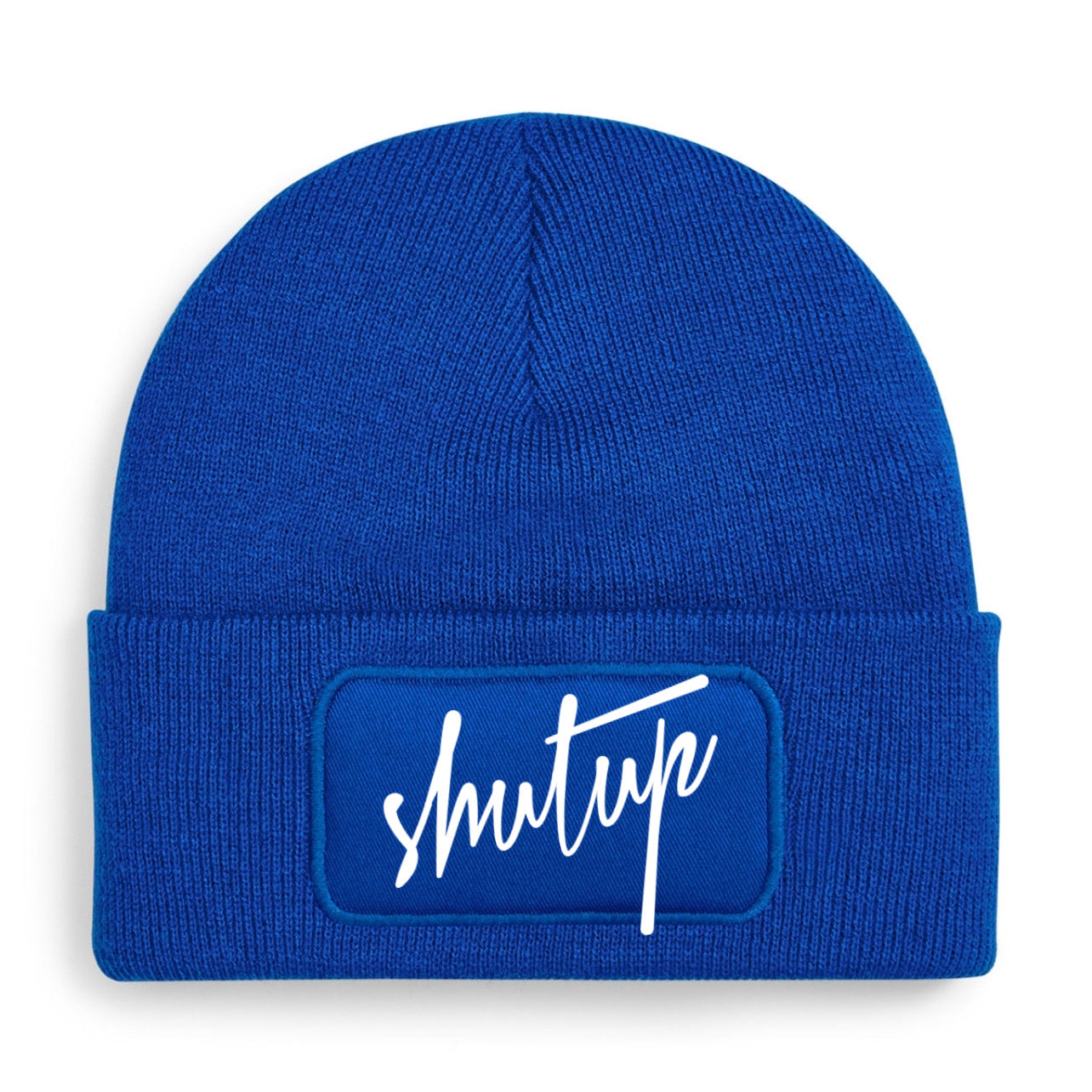 "ZarahSkull"- BEANIE royalblau