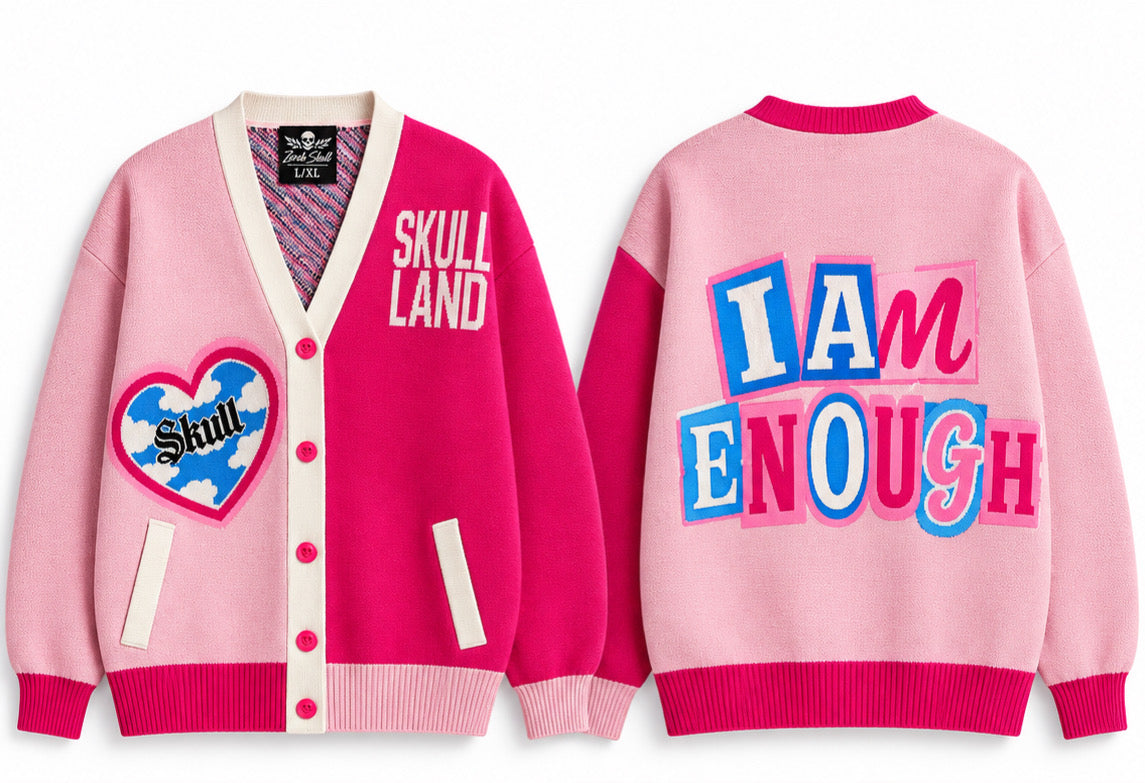 Cardigan "💗 I AM ENOUGH"