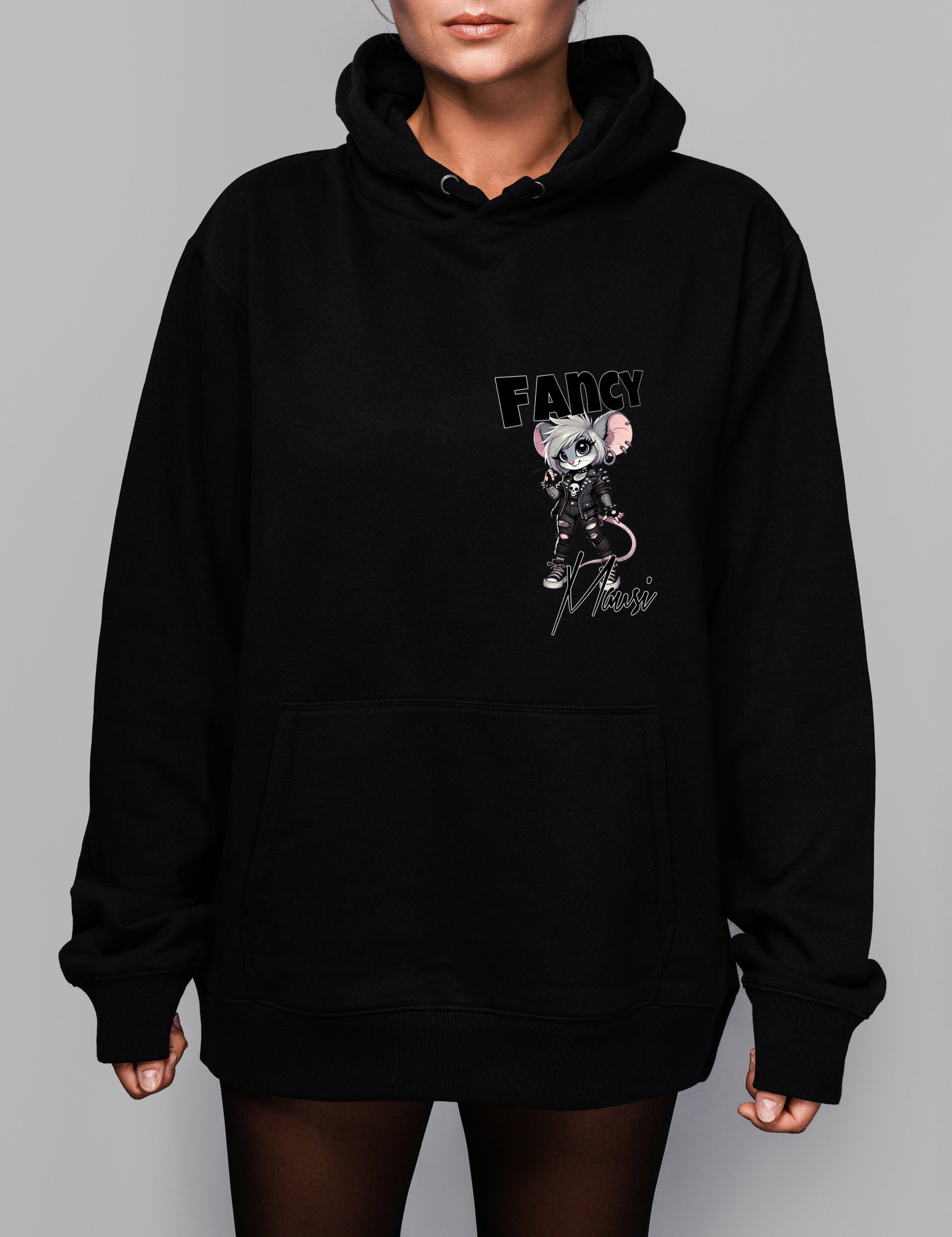 „ZarahSkull" Hoodie BLACK "Fancy Mausi 2.0"