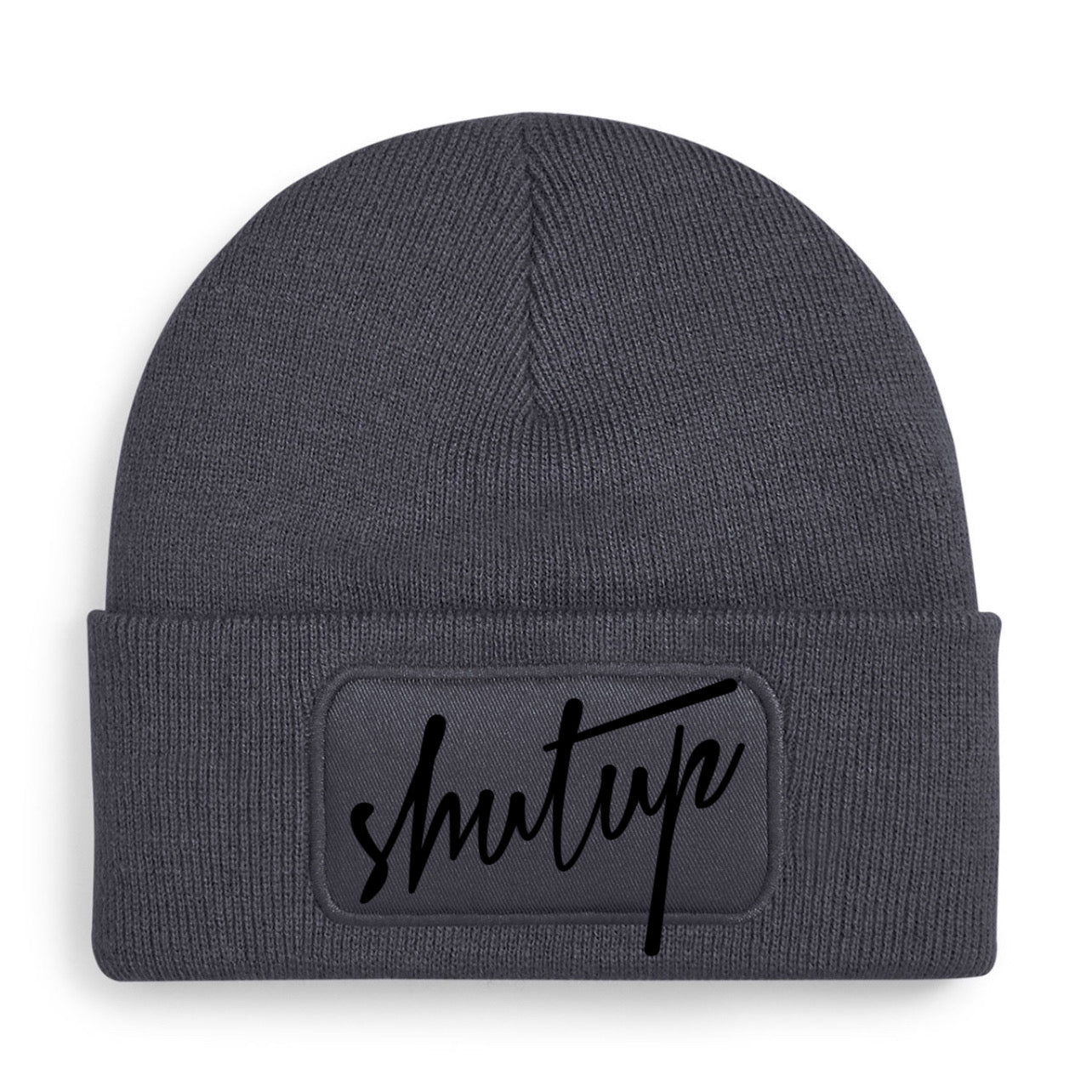 "ZarahSkull"- BEANIE Asphalt