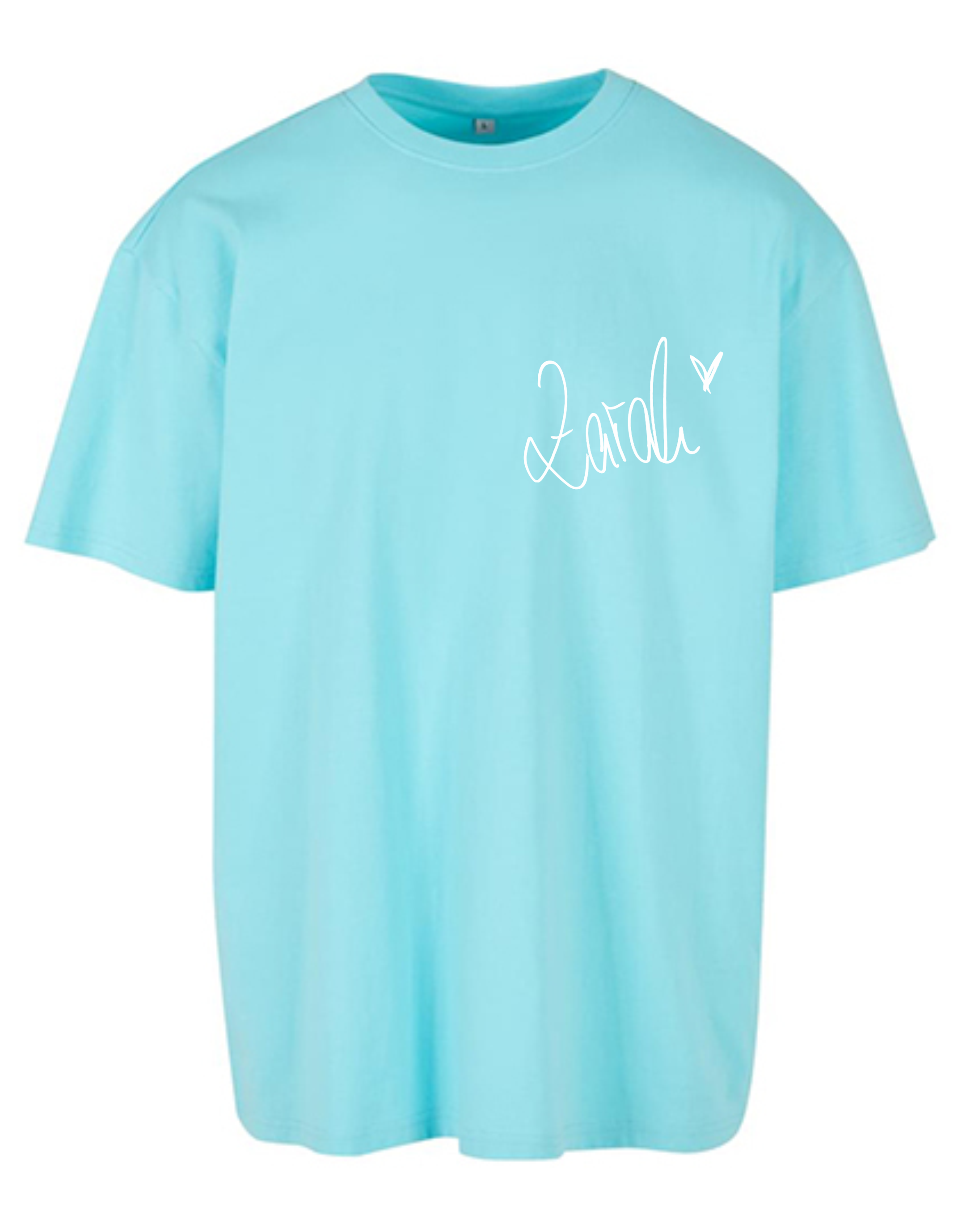 ZarahSkull Oversize Shirt berylblue "Zarah"