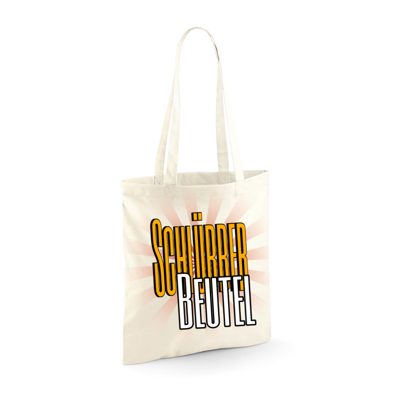 ZarahSkull Baumwolltasche Henkel lang natural "Schlübberbeutel“