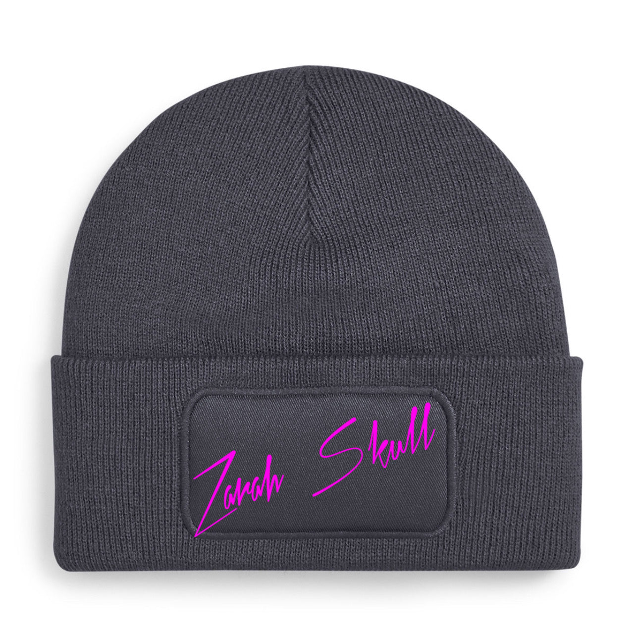 "ZarahSkull"- BEANIE Asphalt
