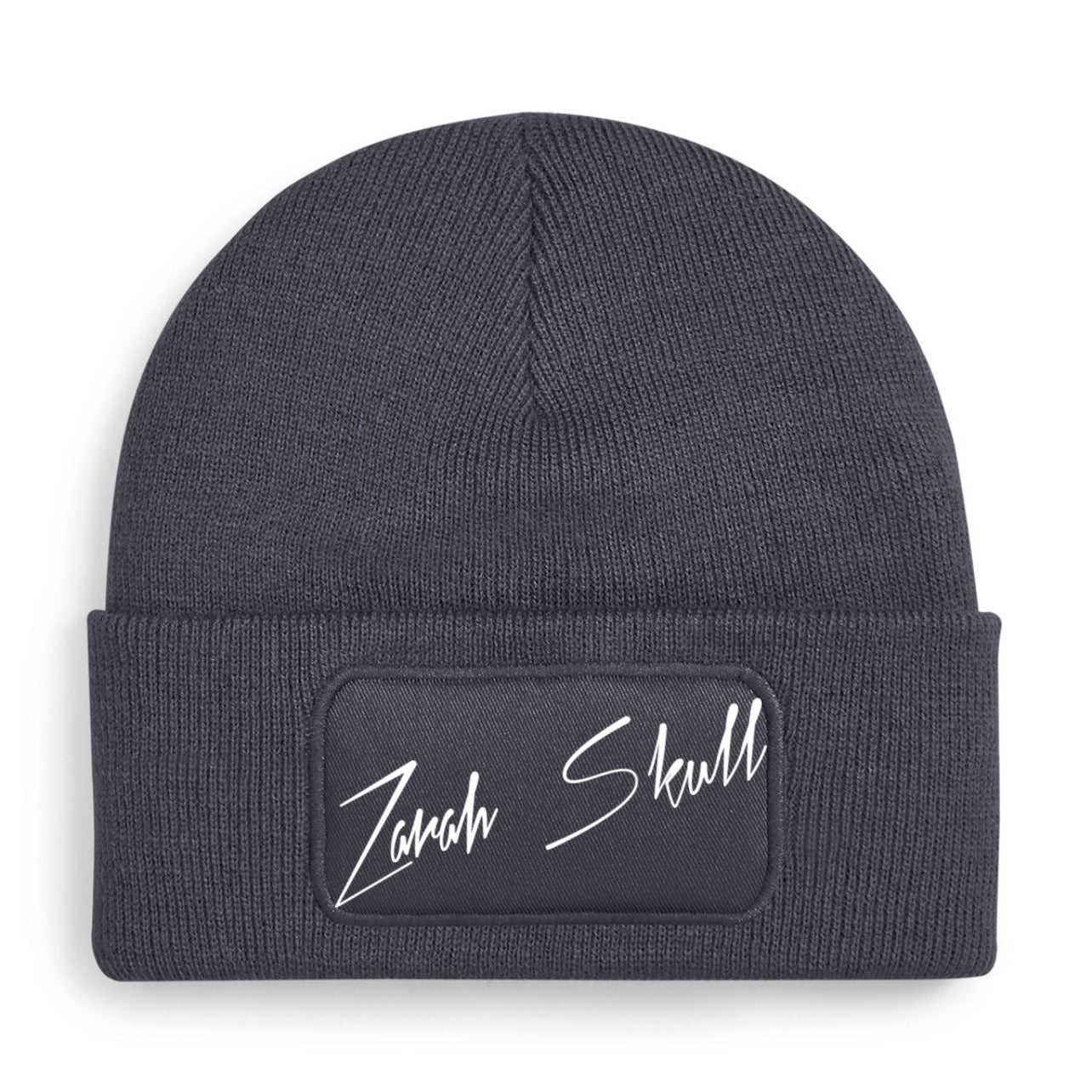 "ZarahSkull"- BEANIE Asphalt