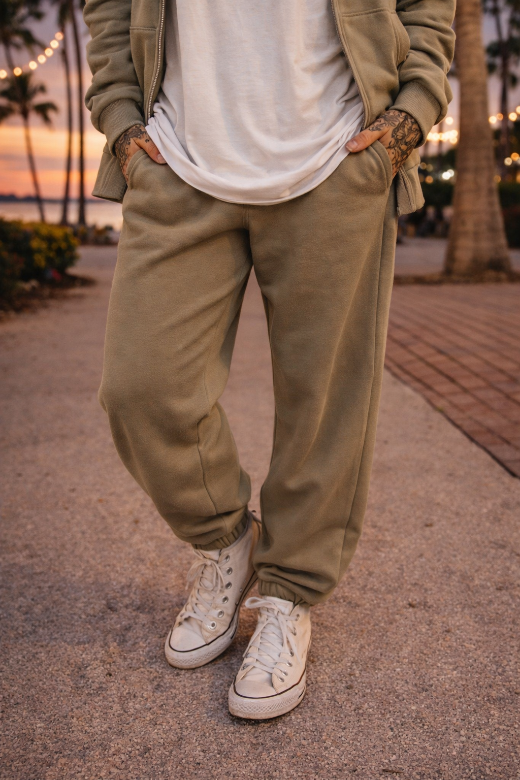 „ZarahSkull" Sweatpants olive