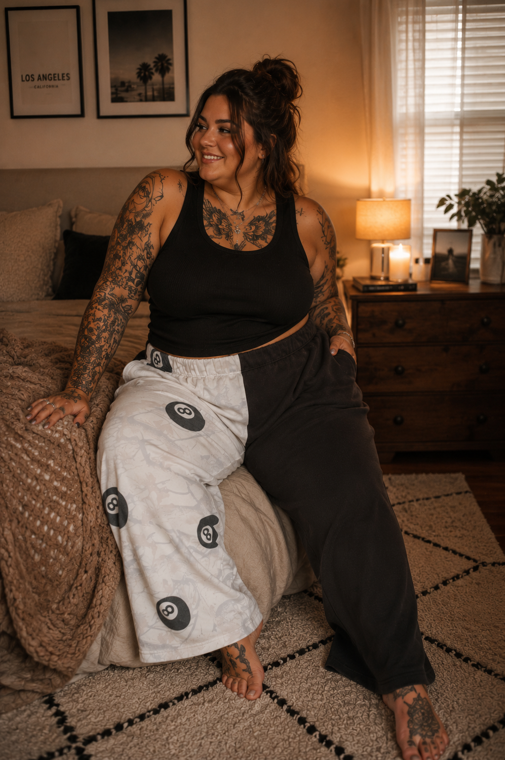 ZarahSkull 🎱 Eight Ball Lounge Pants
