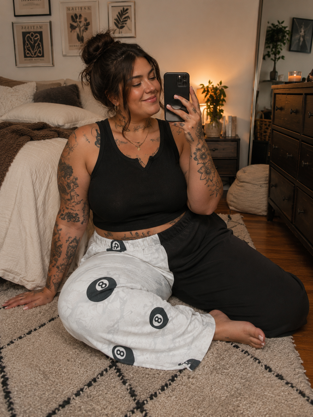 ZarahSkull 🎱 Eight Ball Lounge Pants