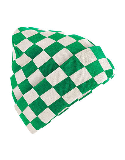 „ZarahSkull"- Checkerboard Beanie