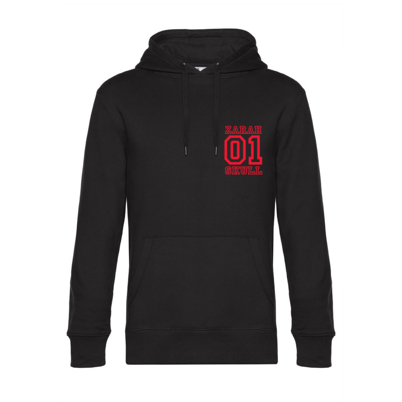 "ZarahSkull" Hoodie "01" BLACK
