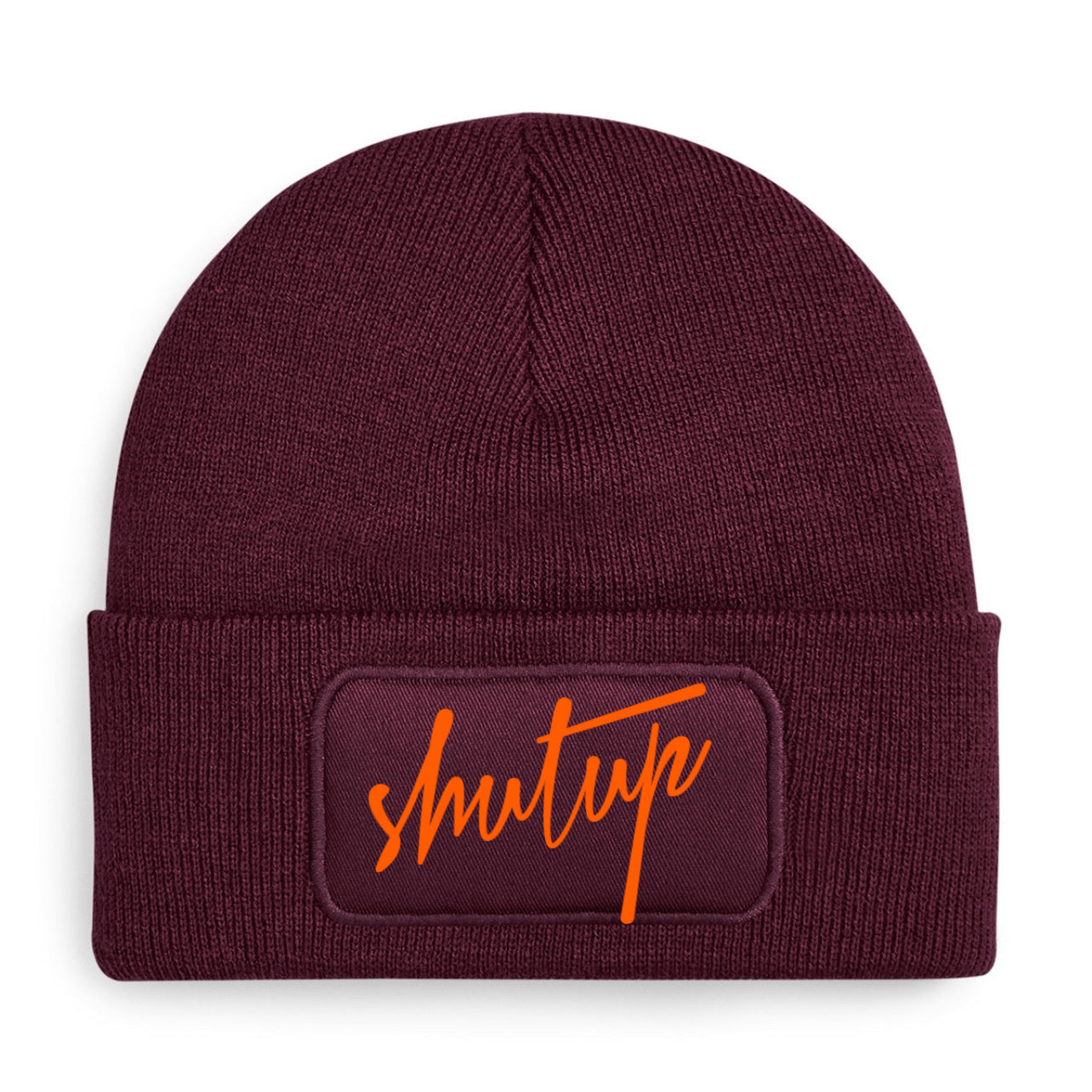 "ZarahSkull"- BEANIE dark cherry
