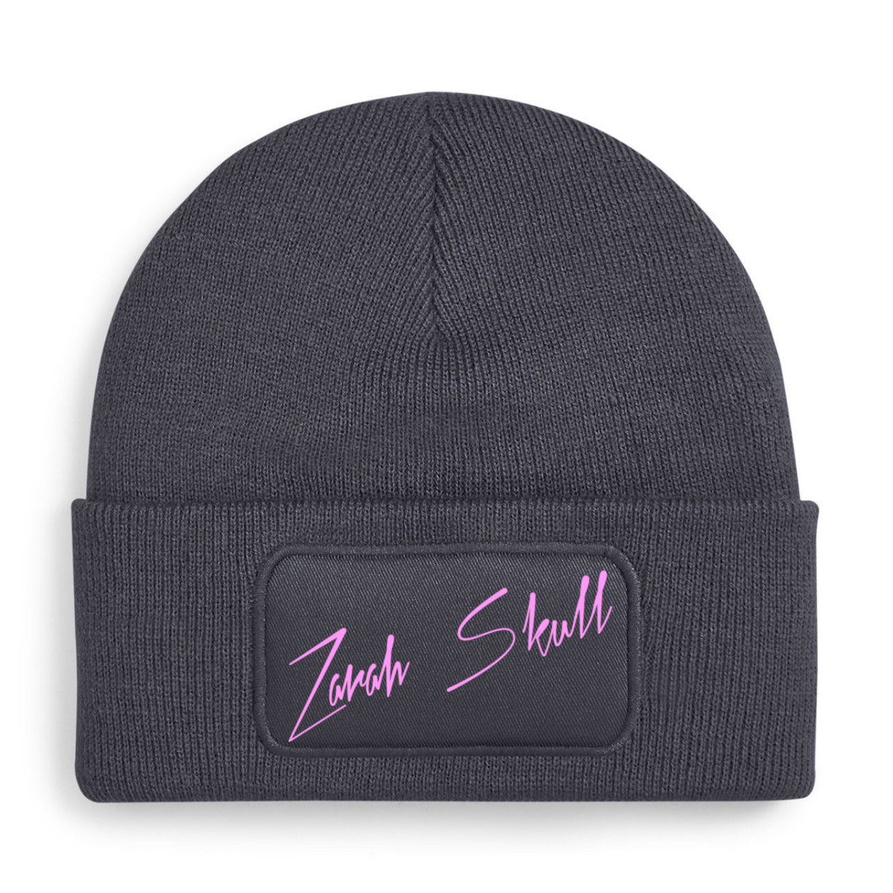 "ZarahSkull"- BEANIE Asphalt