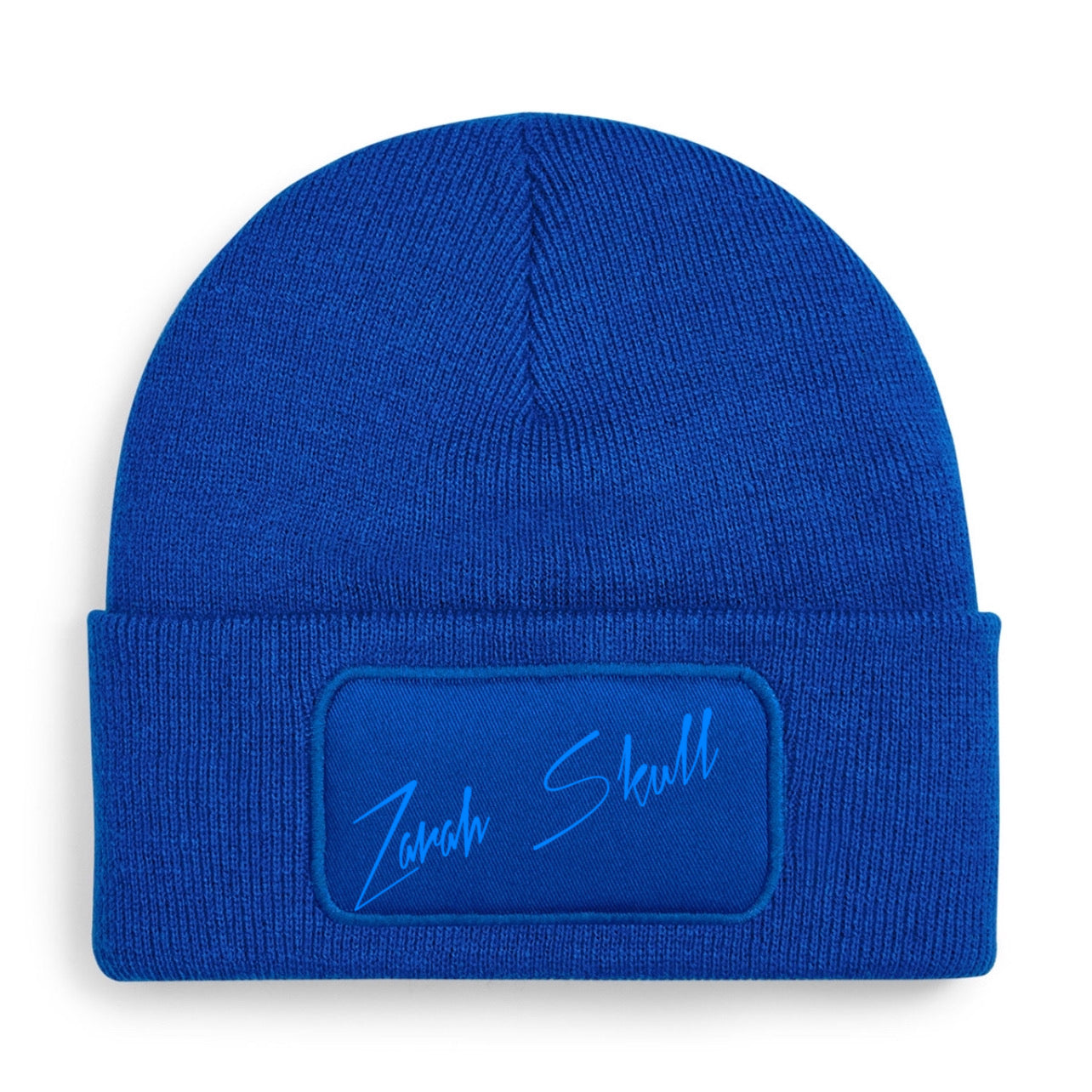 "ZarahSkull"- BEANIE royalblau