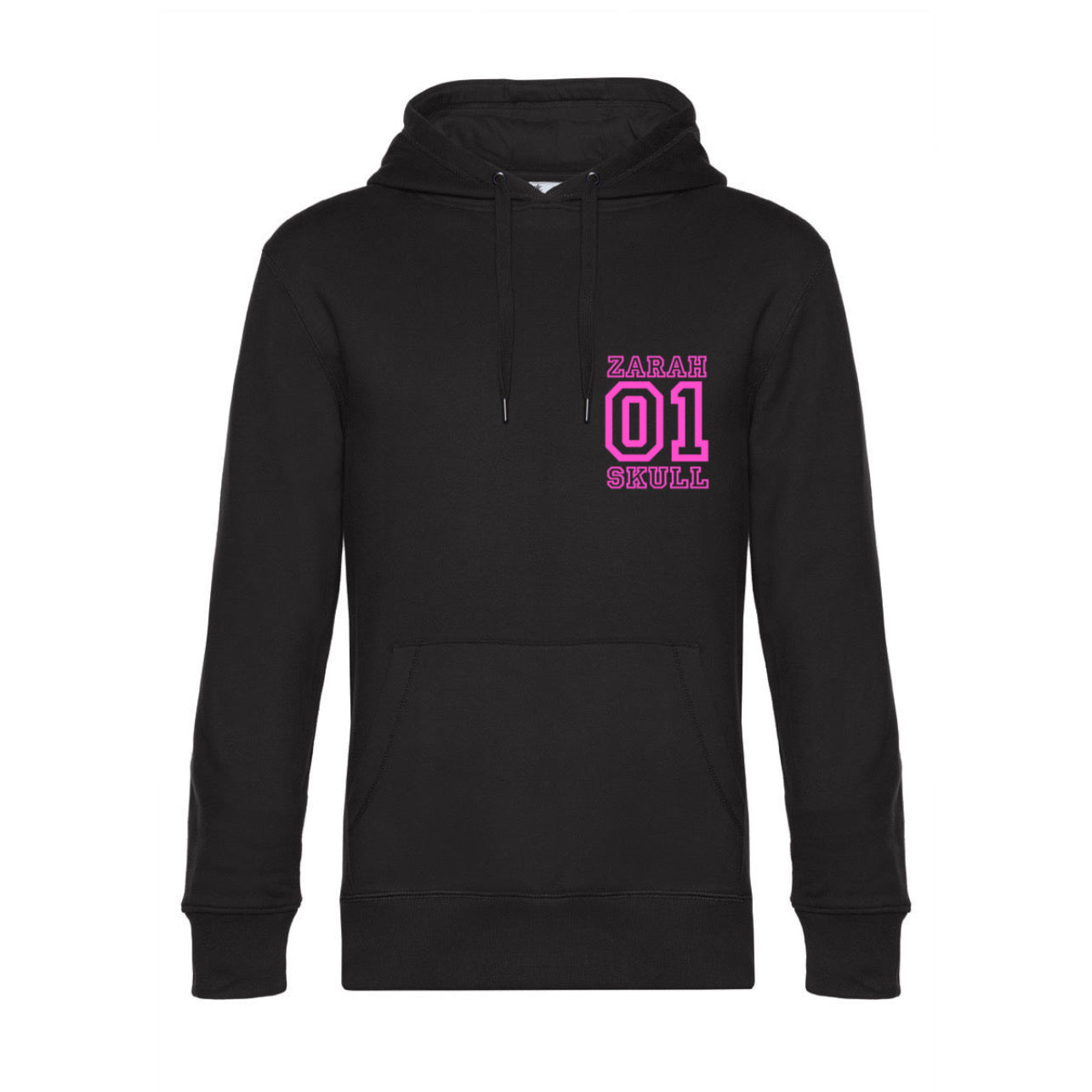 "ZarahSkull" Hoodie "01" BLACK