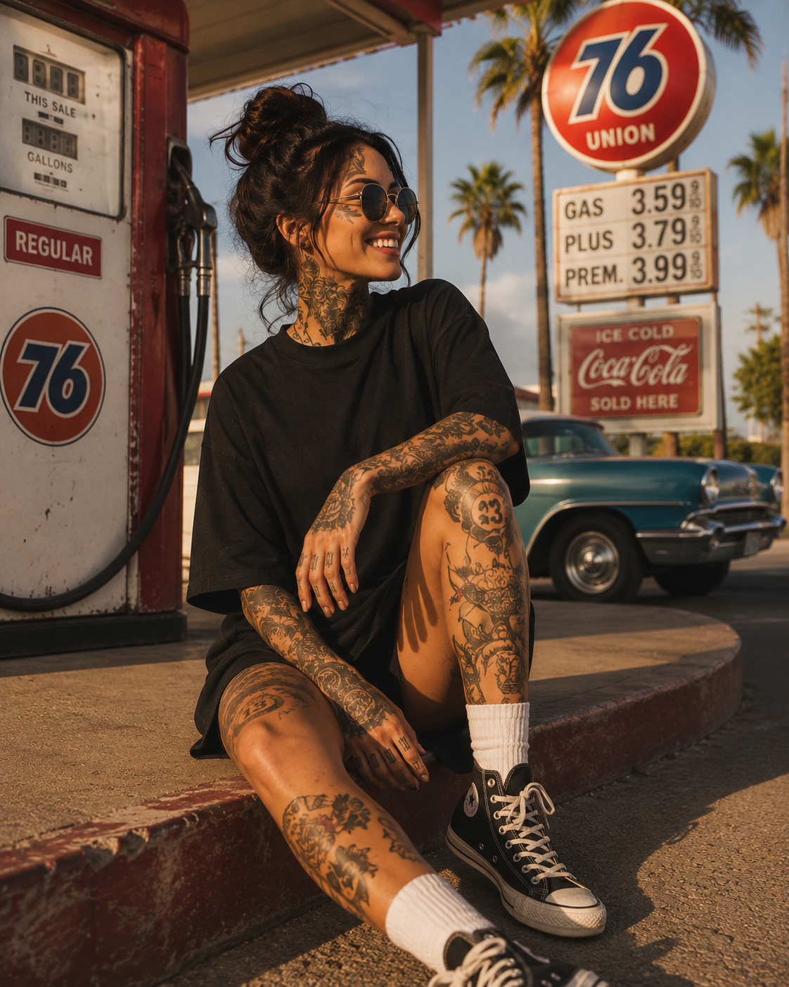 ZarahSkull Oversized Dress black