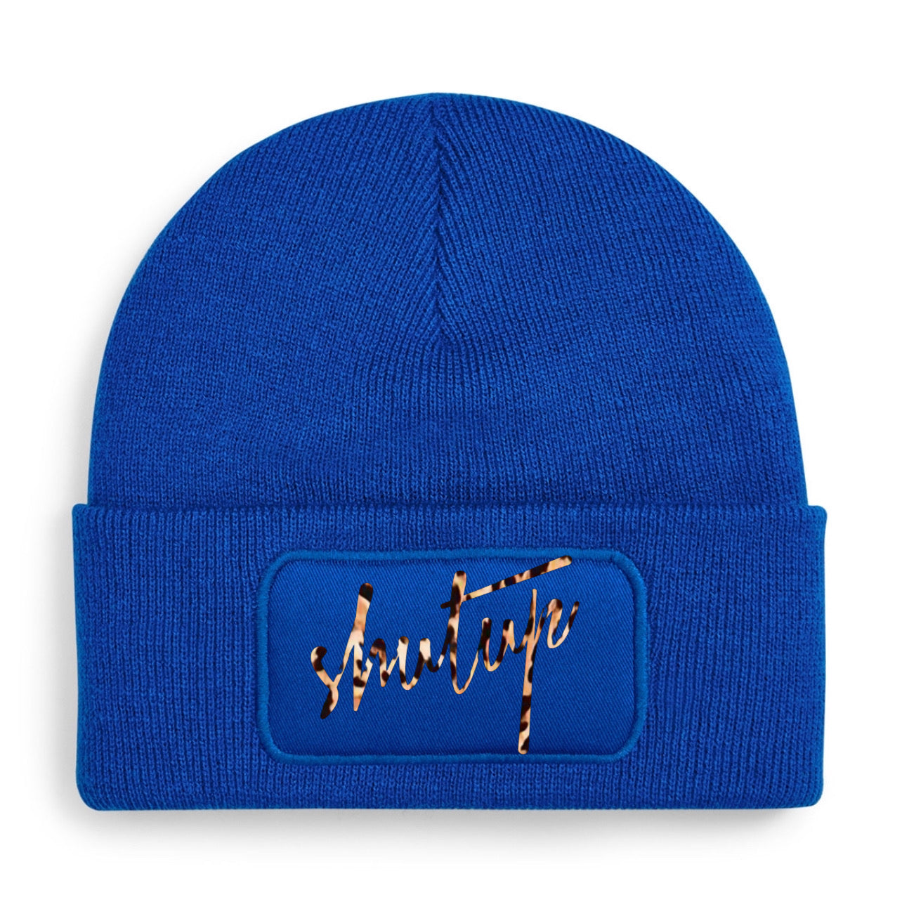 "ZarahSkull"- BEANIE royalblau