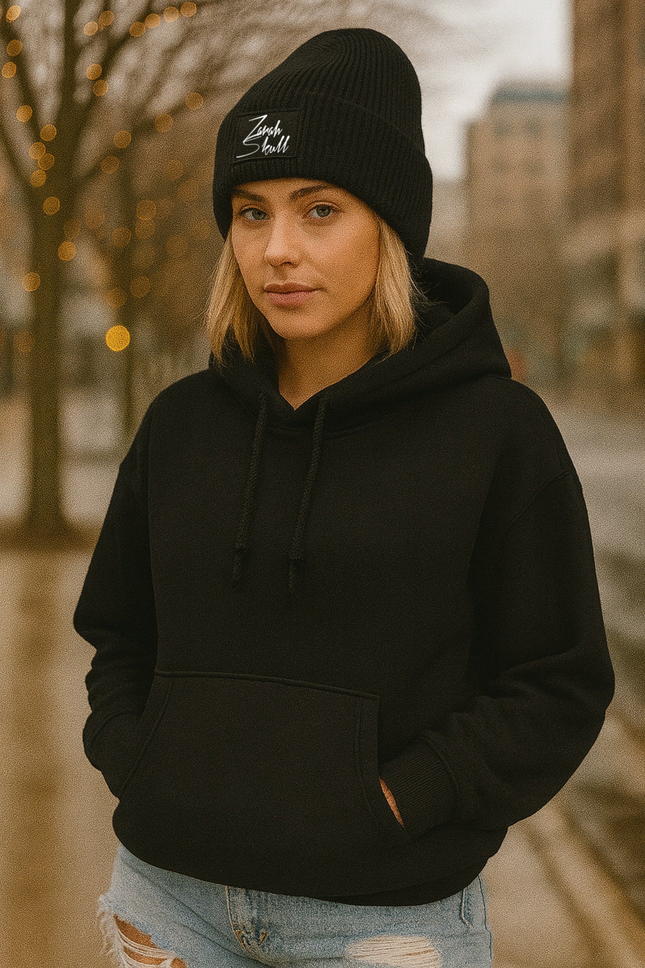 „ZarahSkull"- Cuffed Beanie