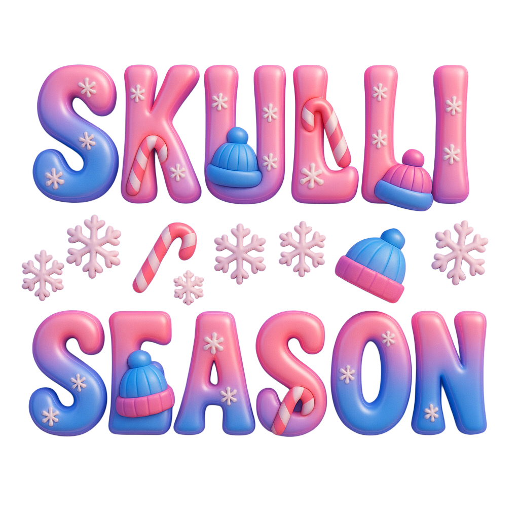 „ZarahSkull" Sweater cornflower blue "inflated Skulli Season"