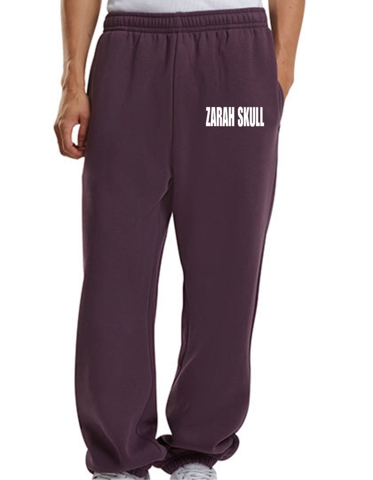“ZarahSkull” sweatpants plum purple