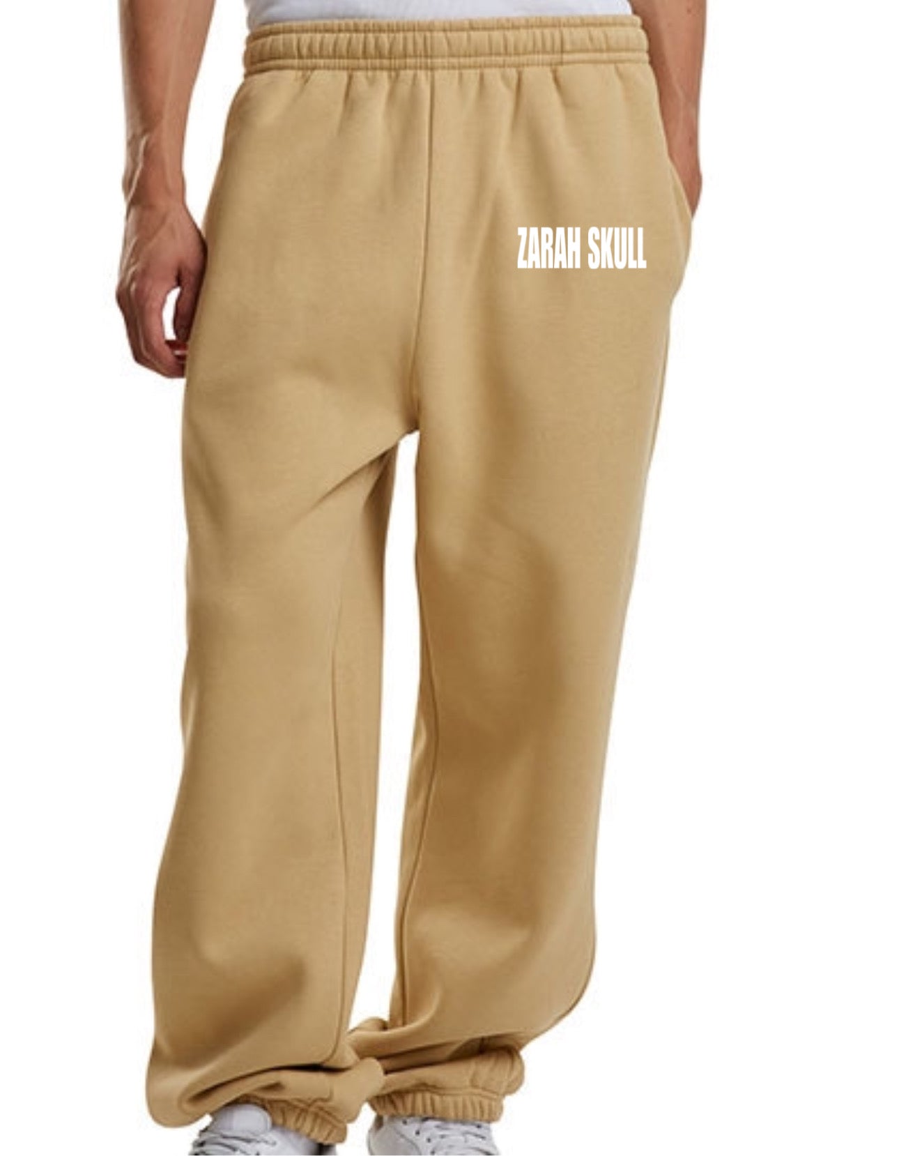 "ZarahSkull" sweatpants beige