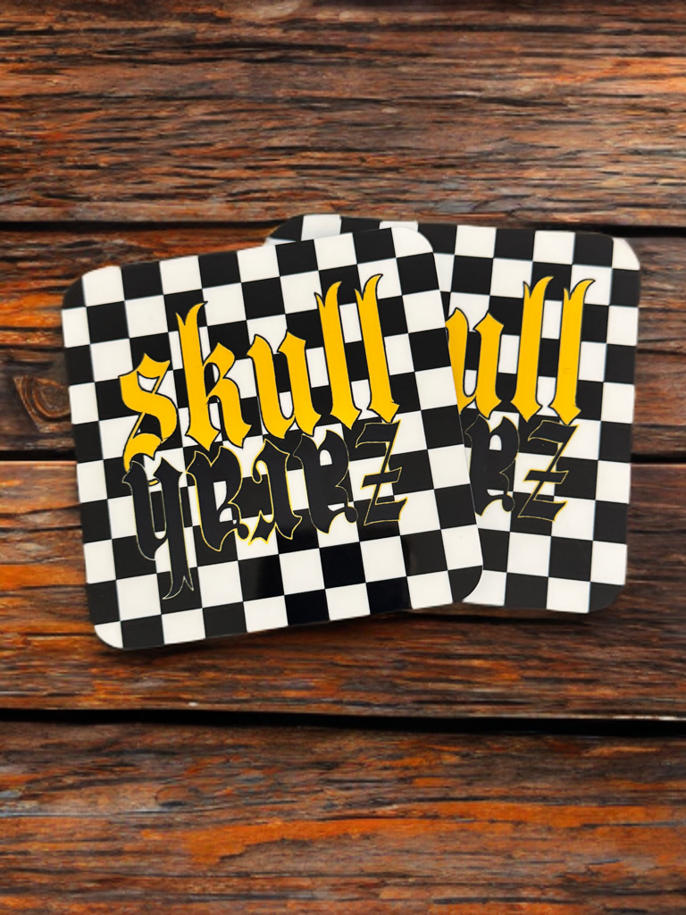 ZarahSkull Untersetzer "Checkerboard ZS"