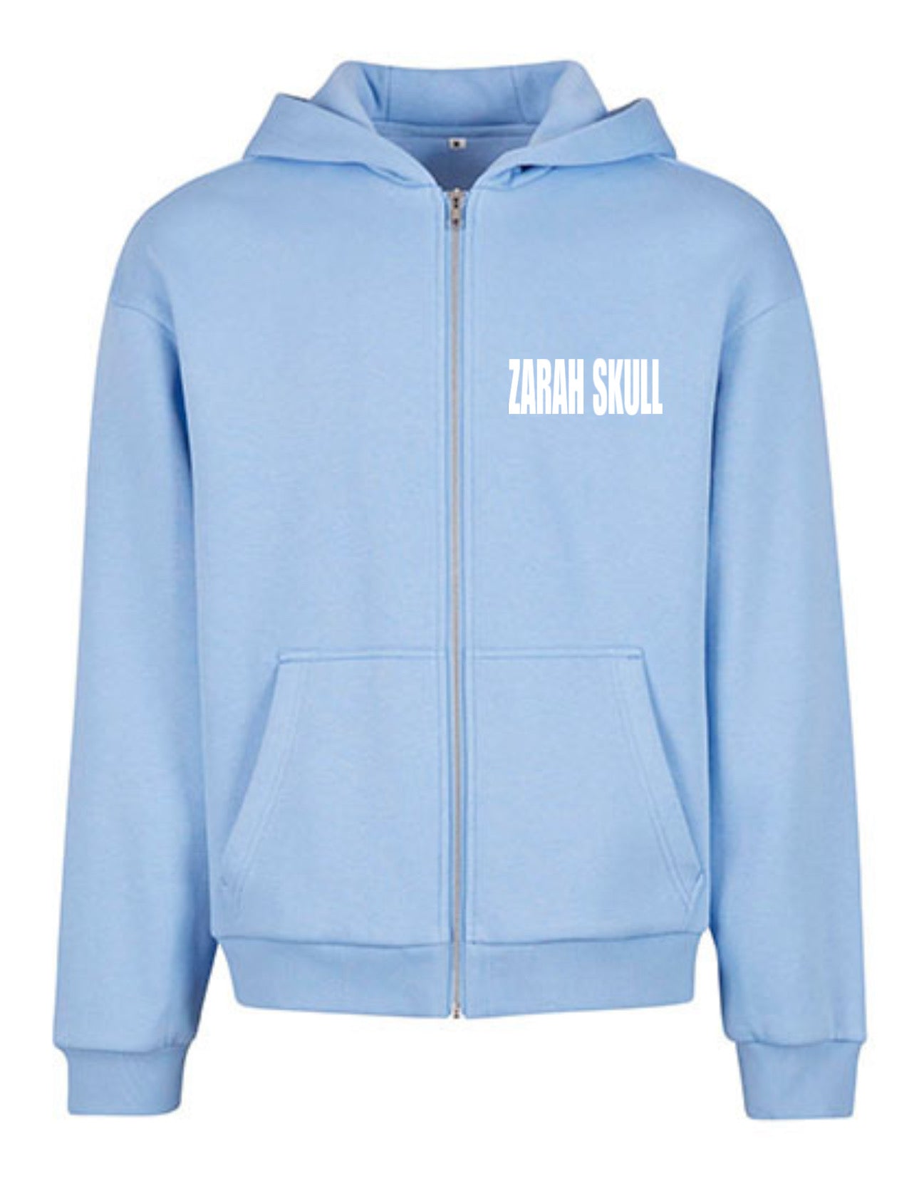 ZarahSkull" Sweatjacke himmelblau