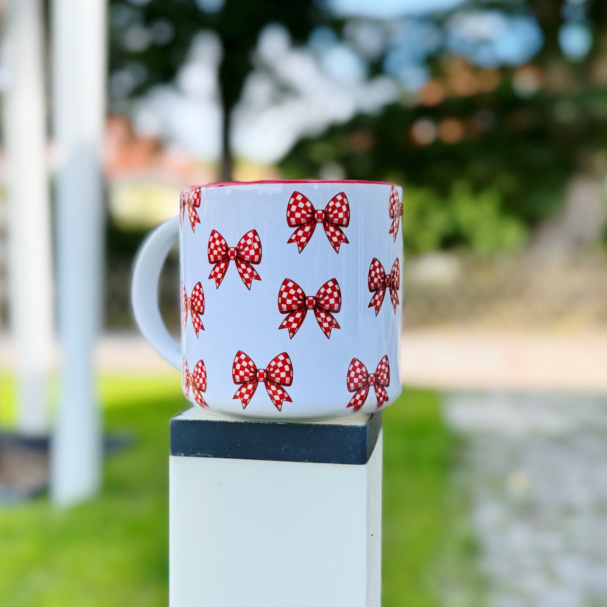 „ZarahSkull" Mug „Bow red"