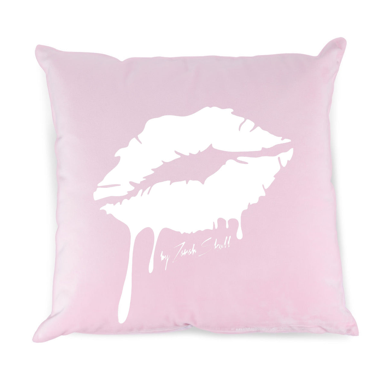 „ZarahSkull"- Kissenbezug rosa „Kiss“