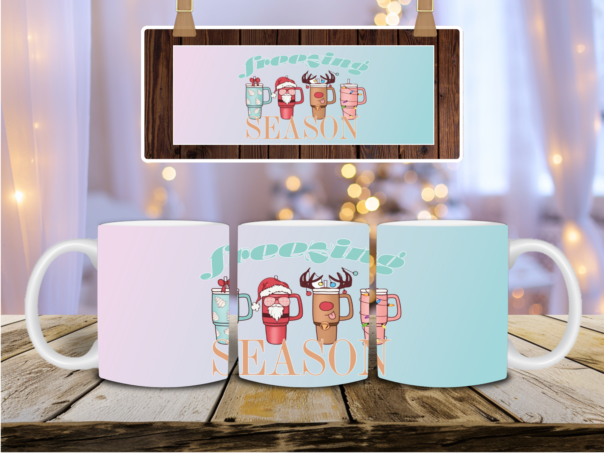 „ZarahSkull" Tasse „freezing season"