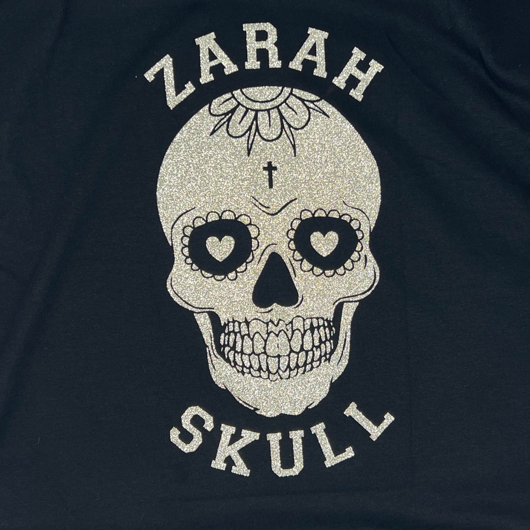 "ZarahSkull" Hoodie BLACK "SKULL"